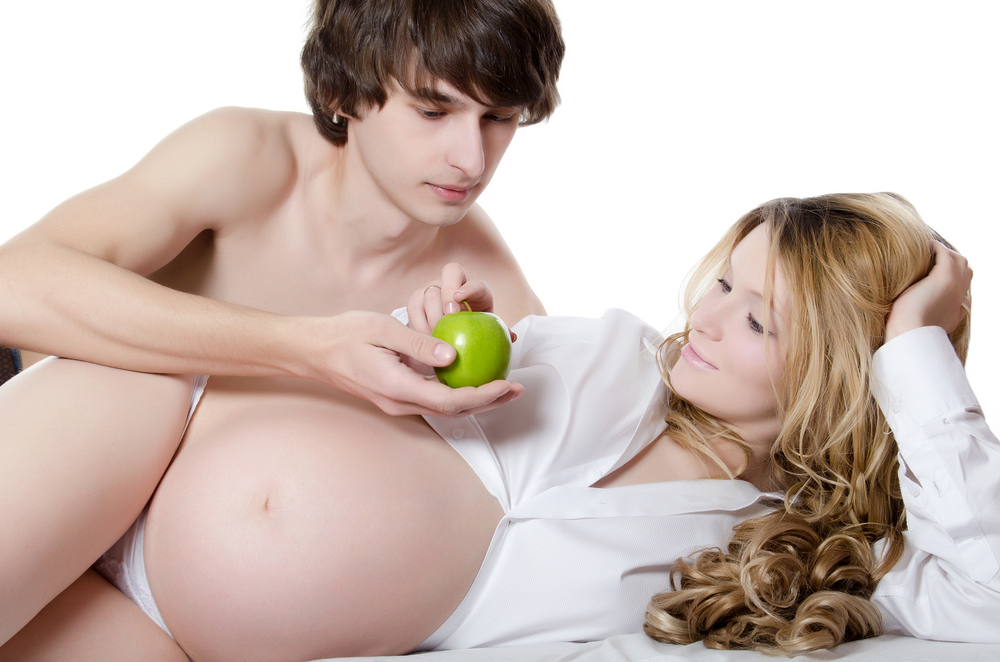 Беременная Женщина Домашние Секс